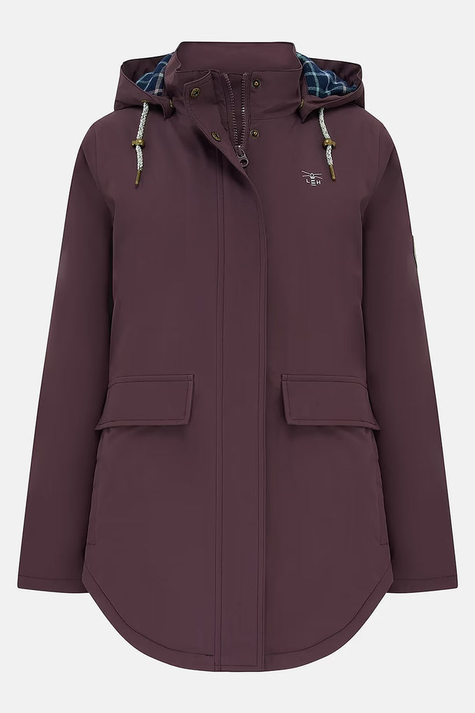 Tess Ladies Coat Damson - Image 2