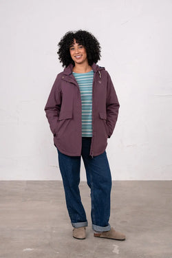 Tess Ladies Coat Damson