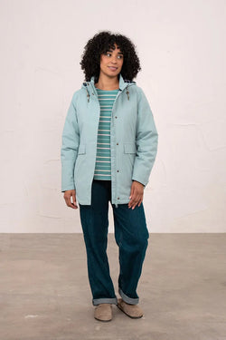 Tess Ladies Waterproof Coat – Duck Egg