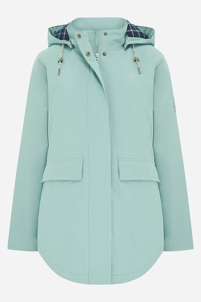 Tess Ladies Waterproof Coat – Duck Egg - Image 11