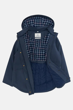 Tess Ladies Waterproof Coat – Navy