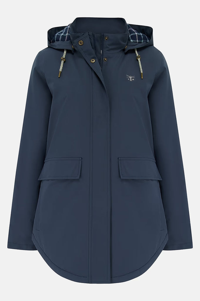 Tess Ladies Waterproof Coat – Navy - Image 3