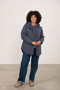 Tess Ladies Waterproof Coat – Navy