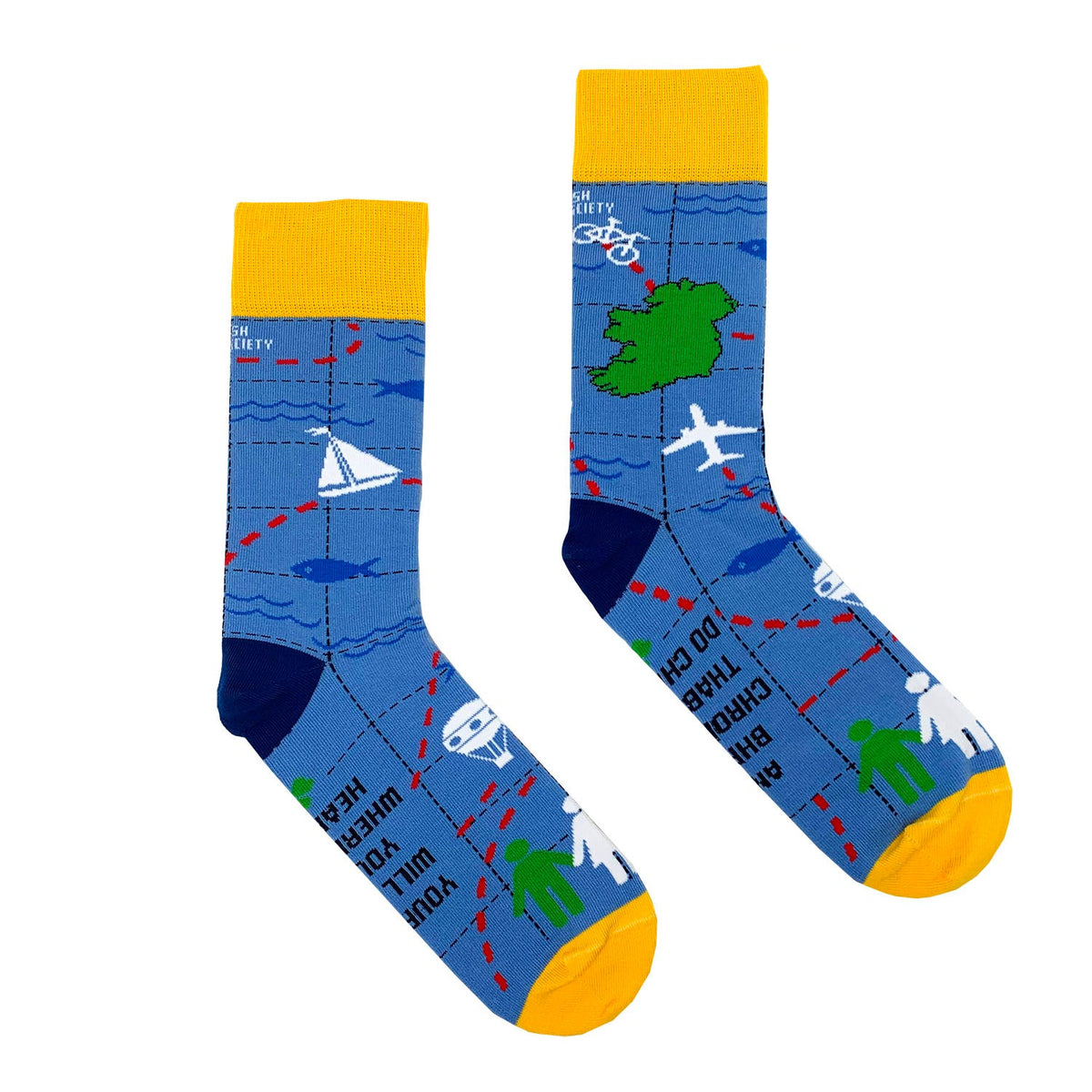 There Is No Place Like Home socks, sizes 8-12, cozy and heartwarming, available at Keans Claremorris.