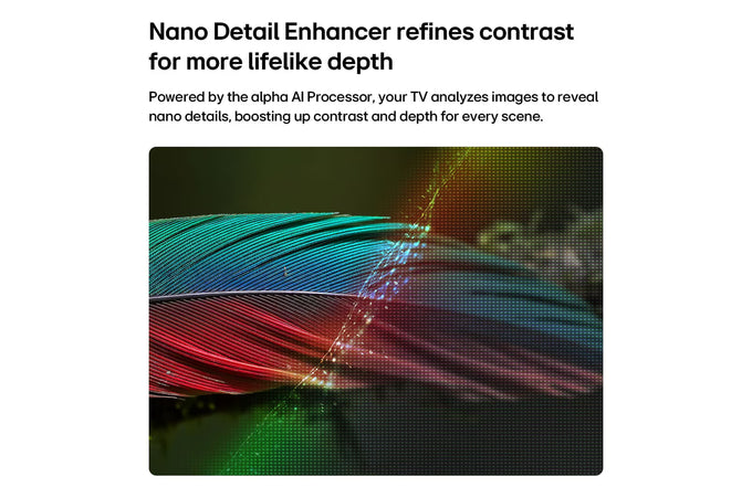 LG 43" Nano 4K UHD AI NU85 Smart TV 2026| 43NU850B6LA.AEI - Image 3