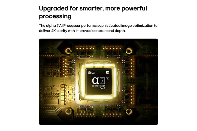 LG 43" Nano 4K UHD AI NU85 Smart TV 2026| 43NU850B6LA.AEI - Image 4