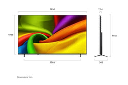 LG 85'' Nano 4K UHD AI Nu85 Smart Tv 2026| 85NU850B6LA.AEI