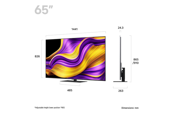 LG 65'' OLED Evo AI G5 4K Smart TV 2025 - Stand version - Image 2