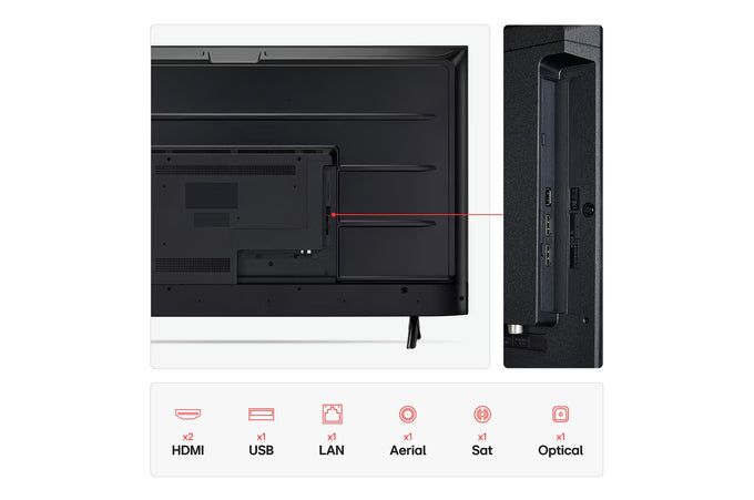 LG 43'' UHD AI Ur60 Hd Smart Tv| 43LR60006LA.AEKQ - Image 4