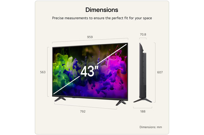 LG 43" QNED AI QNED7E Mini LED 4K Smart TV| 43QNED7EB3C.AEI - Image 8