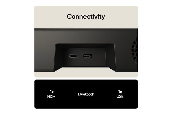LG US20A Compact Soundbar| US20A.CGBRLLK - Image 4