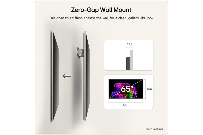 LG OLED Evo Ai G6 65" 2026 4K Smart Tv - Wall Mount Version| OLED65G64LW.AEI - Image 2