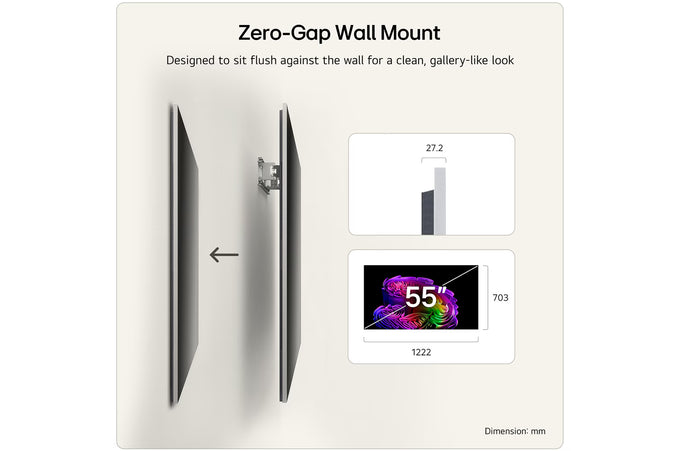 LG OLED Evo Ai G6 55" 2026 4K Smart Tv - Wall Mount Version| OLED55G64LW.AEI - Image 2