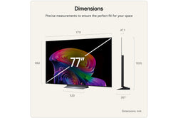 LG 77'' OLED Evo AI C6 4K Smart Tv| OLED77C64LA.AEI