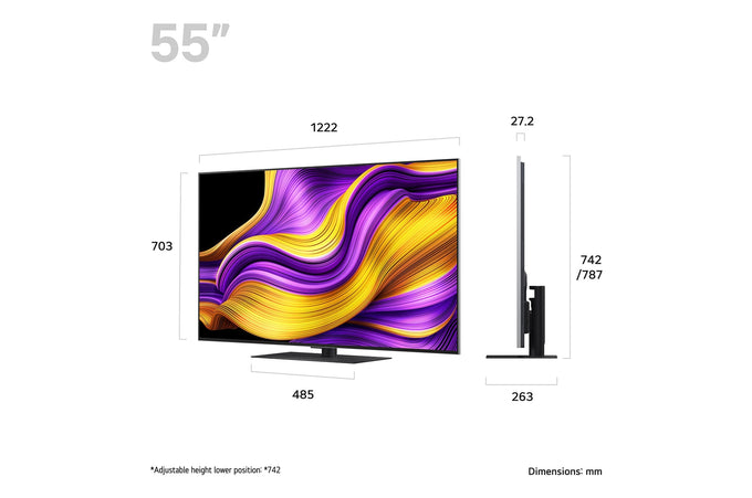 LG 55'' OLED Evo AI G5 4K Smart TV 2025 - Stand version - Image 2