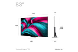 LG 83'' OLED Evo AI C54 4K Smart TV OLED83C54LA.AEK