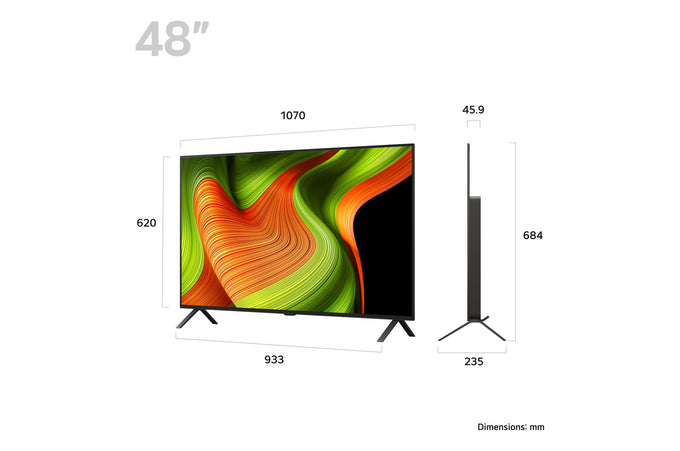LG 48'' OLED AI B5 4K 120Hz Smart TV AI - Image 2