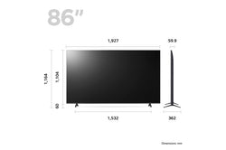 LG 86'' UHD AI UR78 4K Smart TV