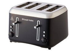 Russell Hobbs Addison Black Toaster 4 Slice