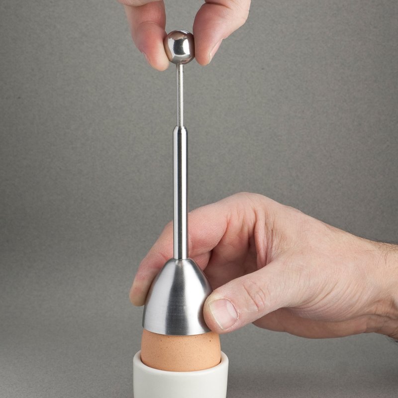 Stainless Steel Egg Topper - Image 1