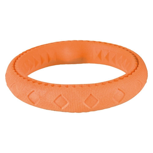 Thermoplastic Rubber Floatable Dog Ring Toy, 17cm, durable, lightweight, floats on water – Keans Claremorris