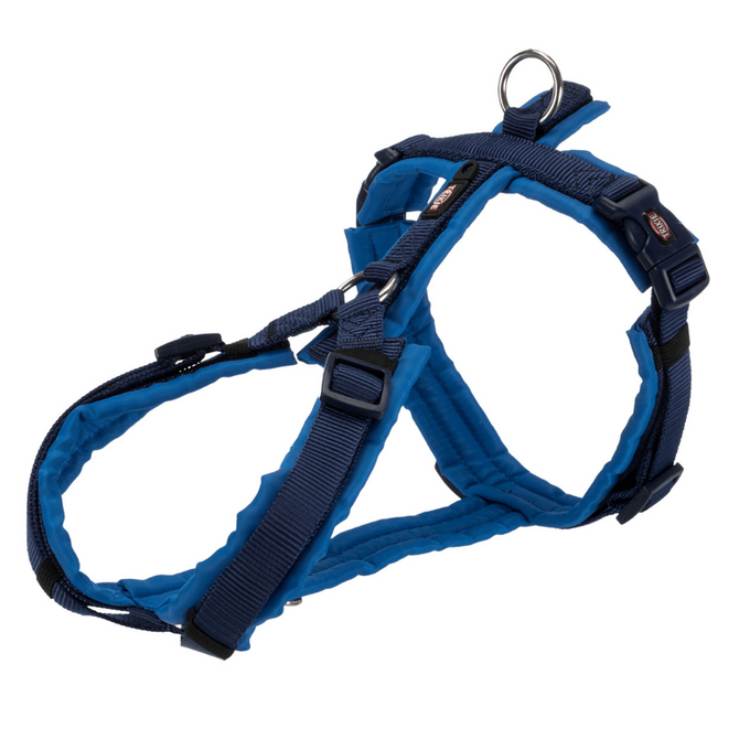 Premium Indigo Trekking Harness XL with adjustable straps, soft padding, leash ring, and extra loop – Keans Claremorris
