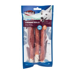 Denta Fun Duck Chewing Sticks for dogs, 3x17cm rawhide with duck coating, dental care treats, gluten-free – Keans Claremorris