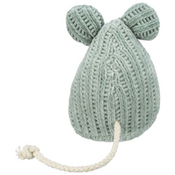 Fabric cat toy mouse with catnip, 11cm size, playful pet accessory from Keans Claremorris.