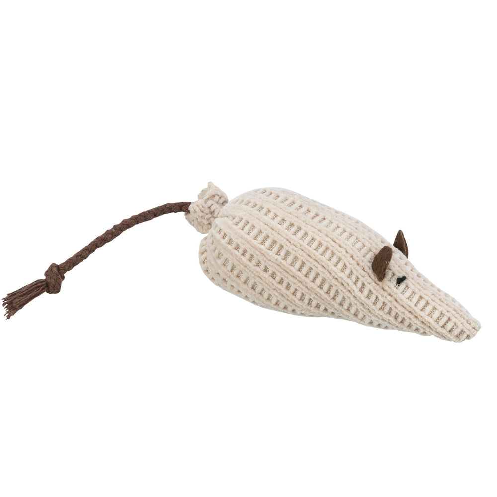 Fabric mouse cat toy with catnip, 12cm, stimulates playfulness – Keans Claremorris