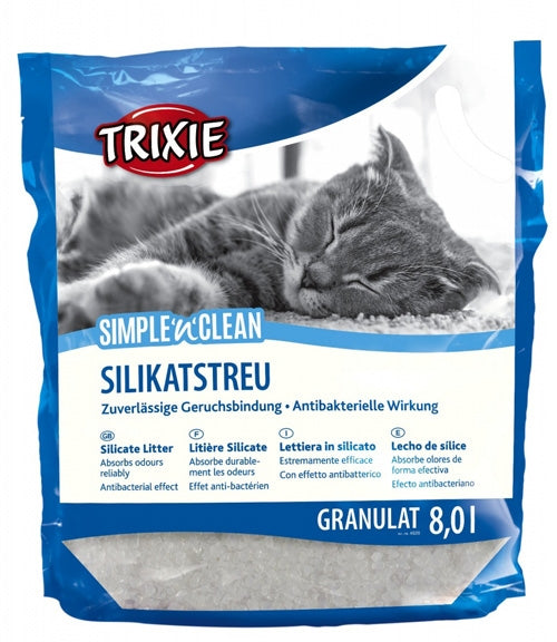 Fresh N Easy Silica Cat Litter 5L, low-dust granules, urine absorbent, odor neutralizer, lightweight, economical – Keans