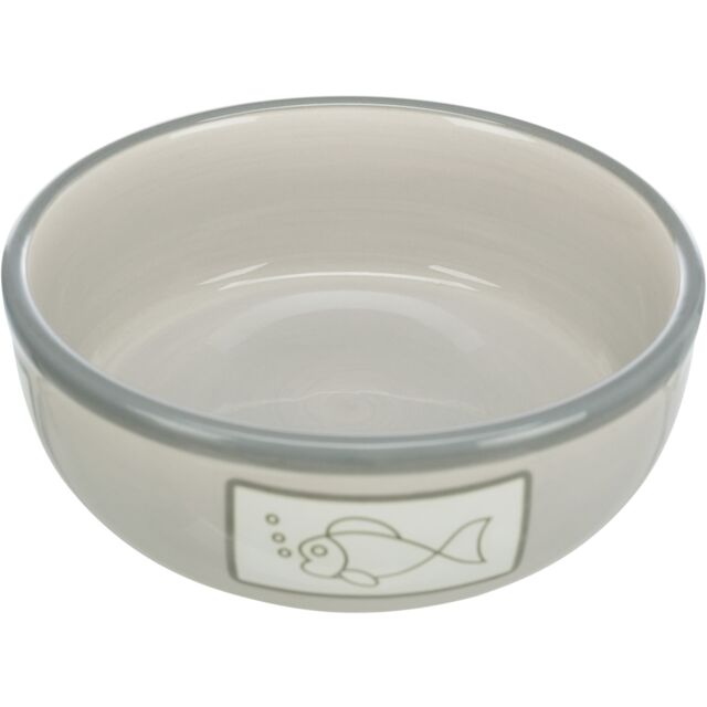 Ceramic cat bowl 0.35L, 13cm diameter, dishwasher safe – Keans Claremorris pet dish