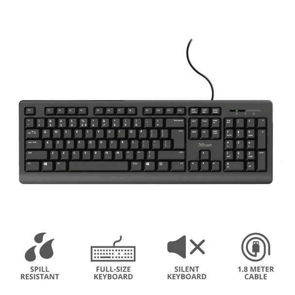 Trust Classicline Keyboard | T23893 - Image 2