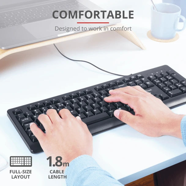 Trust Classicline Keyboard | T23893 - Image 4