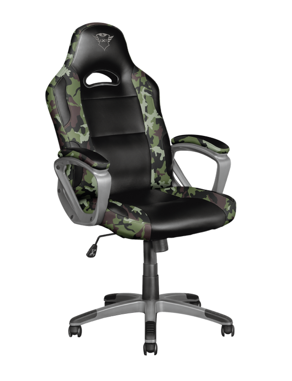 TRUST Ryon Gaming Chair Camo GTX705C with 360° rotation, adjustable height, cushioned armrests, durable frame – Keans