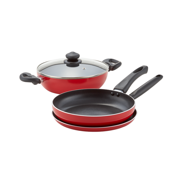 Judge 3 Piece Cookware Set - Red - Image 2