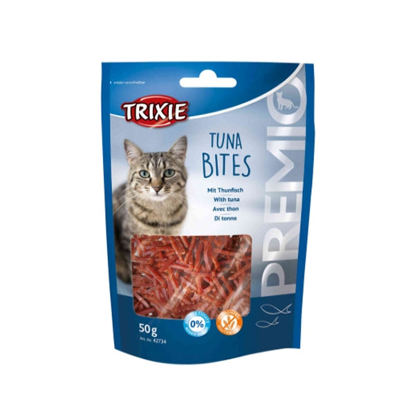 Premio Tuna Bites Cat Treats with tuna and chicken, 55% fish, 20% meat, resealable bag – Keans Claremorris