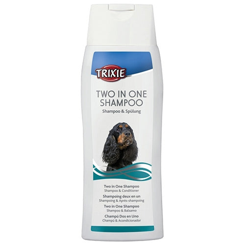 Two In One Dog Shampoo with D-Panthenol & Jojoba Oil, 250ml, conditions and shines fur | Keans Claremorris