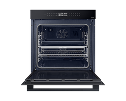 SAMSUNG Black Glass Series 4 76L Dual Cook Oven, sleek design, efficient cooking - available at Keans Claremorris