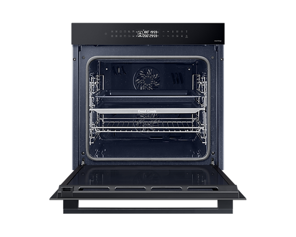 SAMSUNG Black Glass Series 4 76L Dual Cook Oven, sleek design, efficient cooking - available at Keans Claremorris