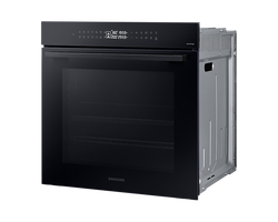 SAMSUNG Black Glass Series 4 76L Dual Cook Oven, sleek design, efficient cooking - available at Keans Claremorris