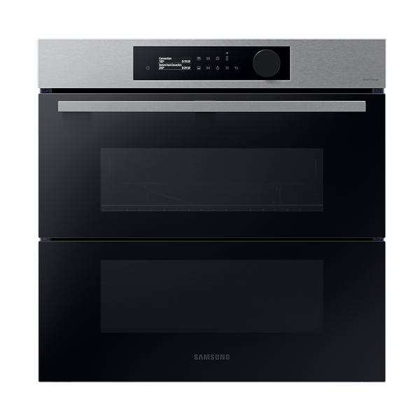 Samsung Dual Cook Smart Oven 76L Stainless Steel with Air Fry, WiFi, Pyrolytic Clean – Available at Kean’s Claremorris –