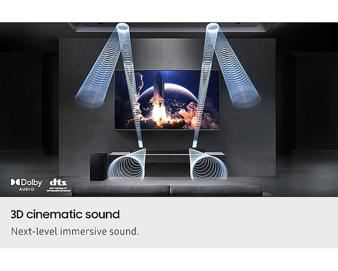 Samsung Q600F 3.1.2ch Q-Series Soundbar with Subwoofer, Dolby Atmos (2025) - Image 3