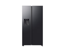 Samsung Plumbed Series 8 SBS American Fridge Freezer | Black