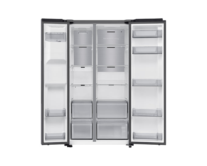 Samsung Plumbed Series 8 SBS American Fridge Freezer | Silver - Image 5