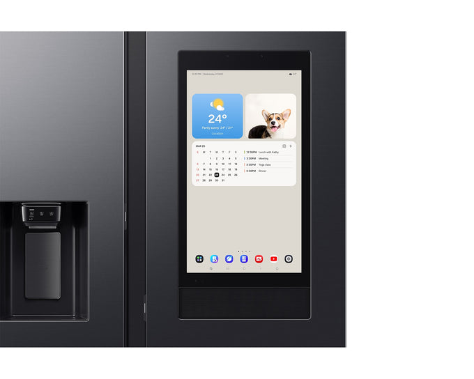 Samsung Smart SBS Family Hub American Fridge Freezer | Black - Image 3