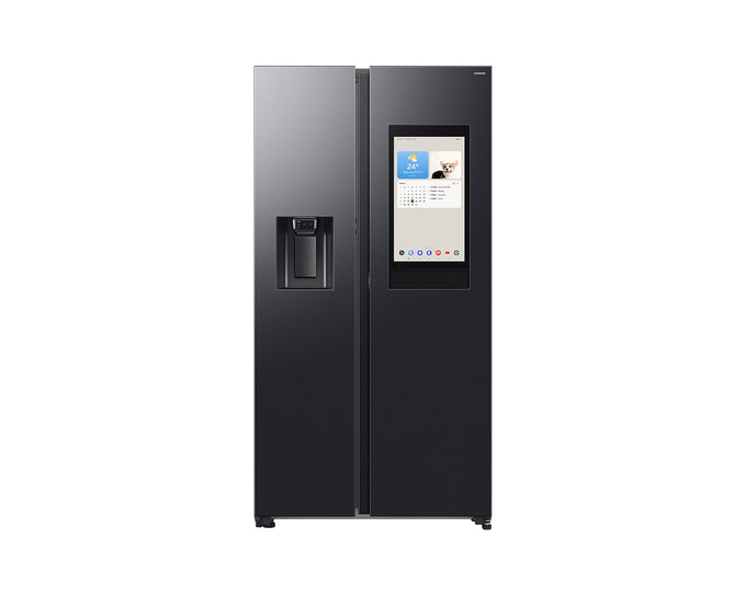 Samsung Smart SBS Family Hub American Fridge Freezer | Black - Image 1