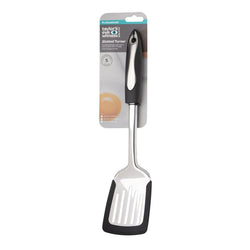 Professional Non-Scratch Stainless Steel Slotted Turner for cooking - durable kitchen tool | Keans Claremorris