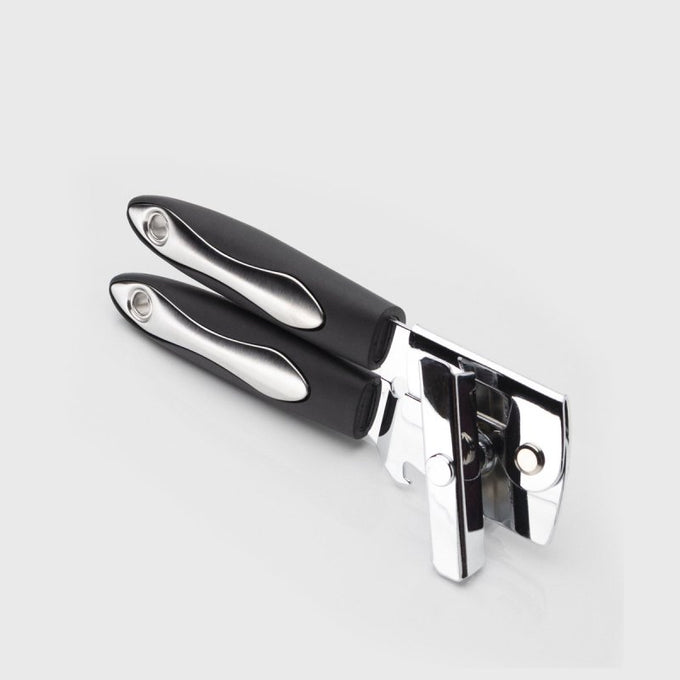 Can Opener with soft grip handles, high performance, built-in bottle opener, dishwasher safe – Keans Claremorris