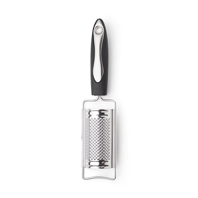 Professional Soft Grip Grater & Zester with ergonomic handle for easy zesting and grating – available at Keans Claremorris.