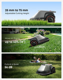 Eufy E18 1200m² 4G Wire-Free AI Vision Robot Lawnmower| T28012A1